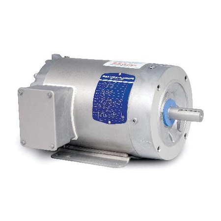 Baldor-Reliance .5Hp, 3450Rpm, 3Ph, 60Hz, 56C, 3512M, Tenv, F1, CSWDM3537 CSWDM3537